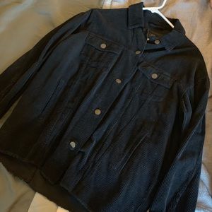 Black corduroy jacket